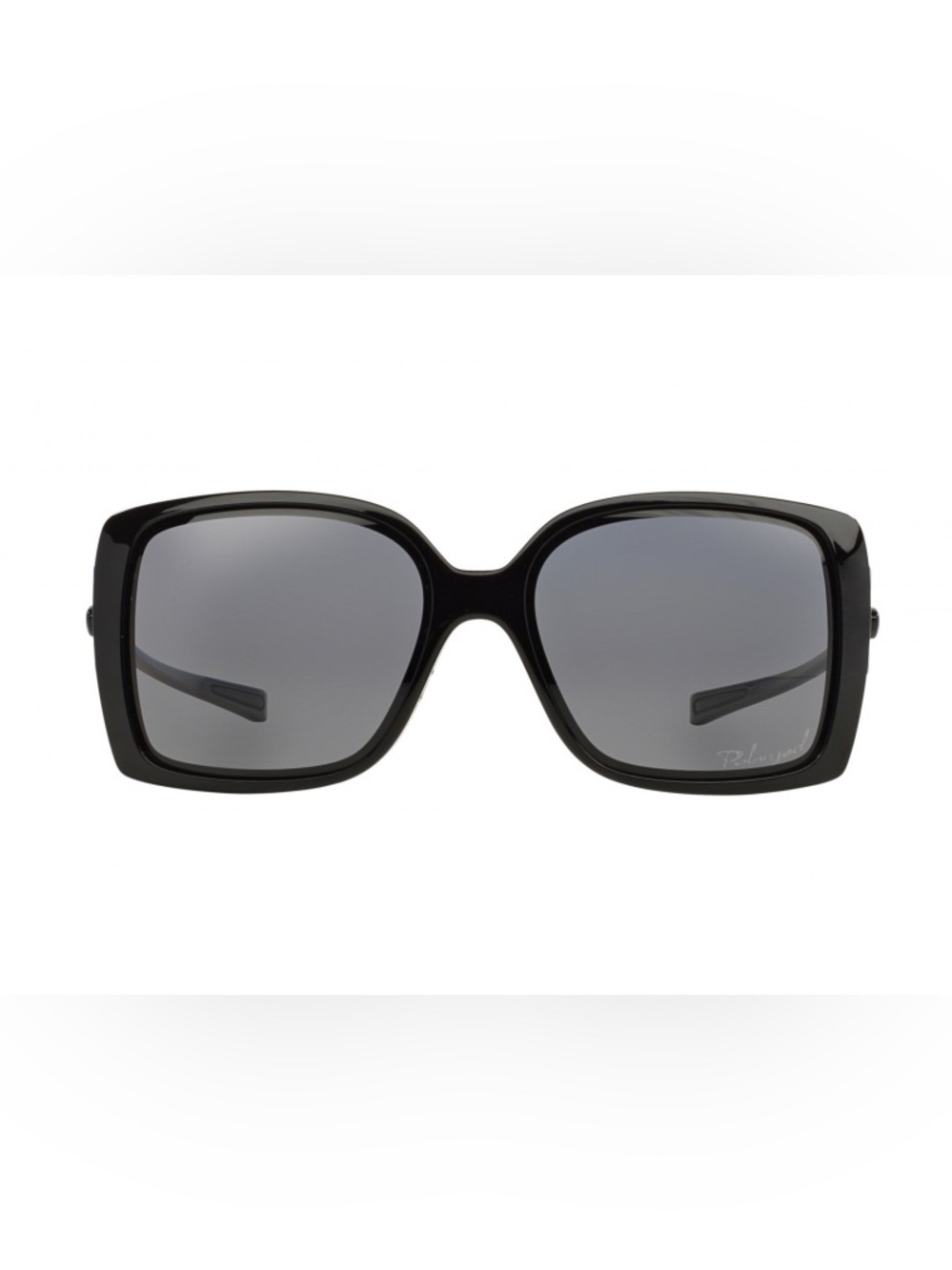 OAKLEY Polarized Splash Black Square Sunglasses OO9258-02